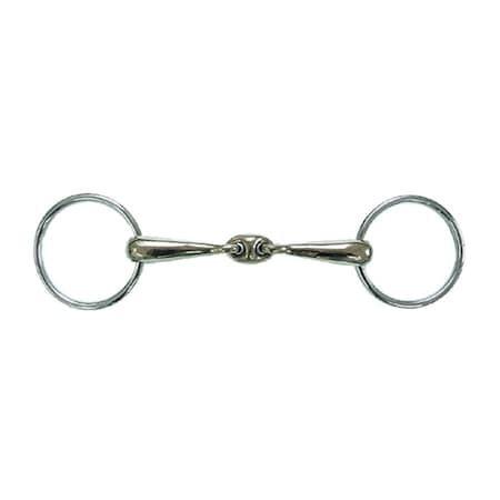 Jacks Imports German Silver Elliptical Link Bit 4-3/4" 20112-4-3/4